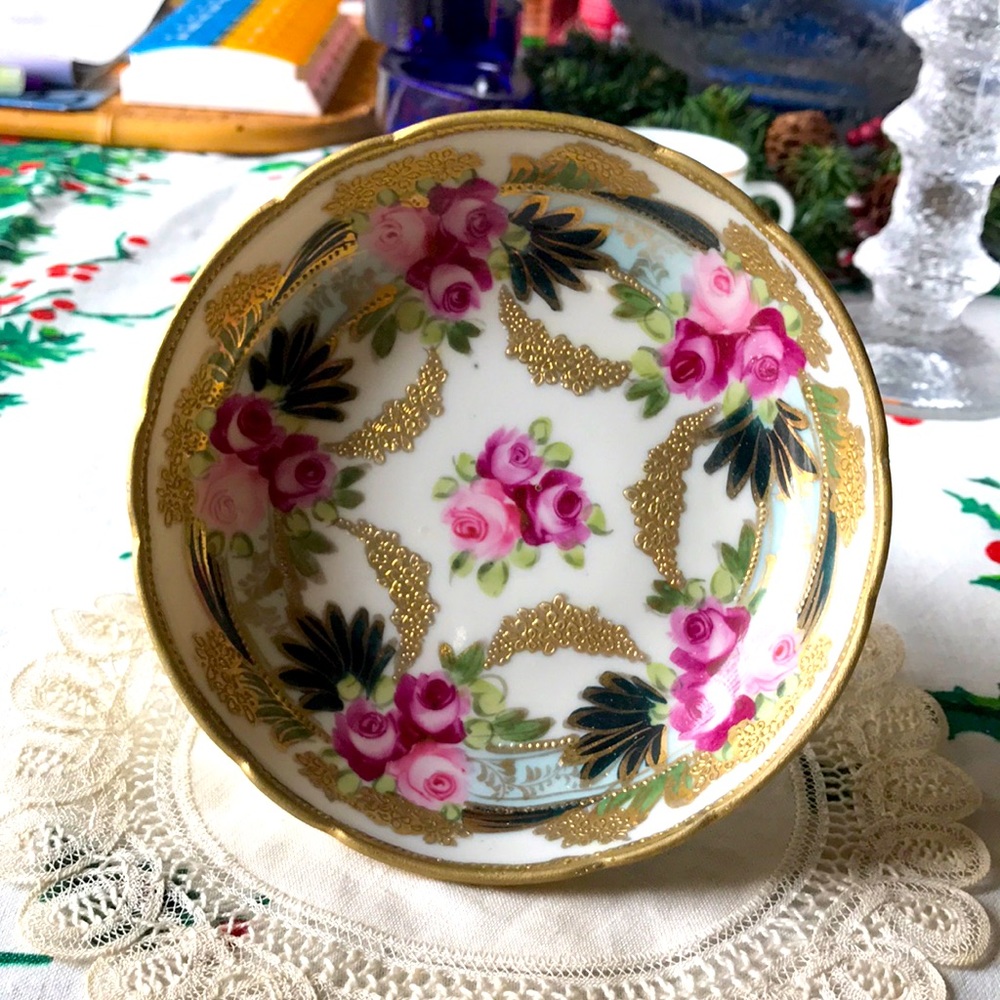 Hand painted Nippon small compote